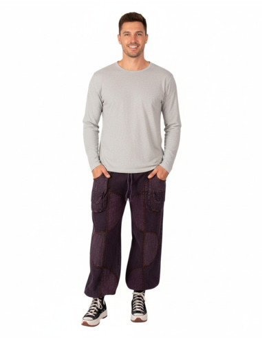 pantalon-unisex-estilo-etnico-morado