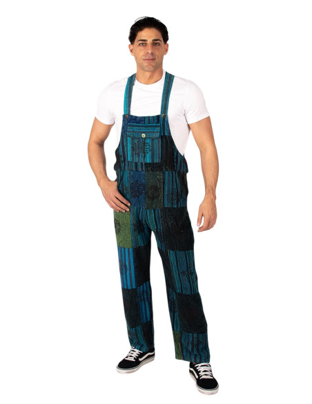 Handmade patchwork unisex jumpsuit | Kimago