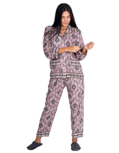 Two-piece silk pajamas with bag | Kimago