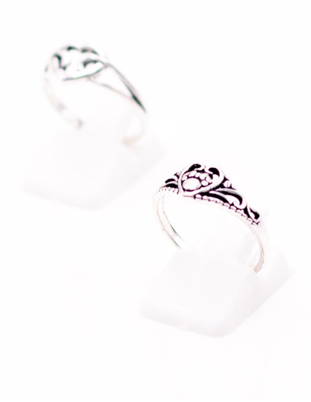 Handmade heart ring
