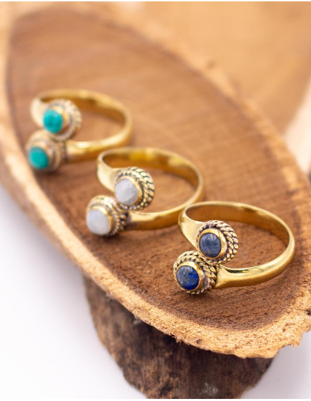 anillo-dorado-piedras-naturales-ajustable-india