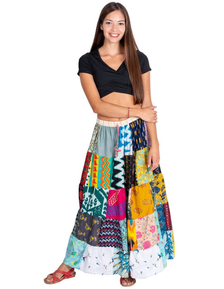 falda-etnica-larga-retales-telas-boho