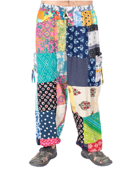 pantalon-bohemio-algodon-patchwork-india-unico