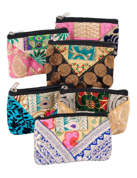 Medium patchwork coin purse