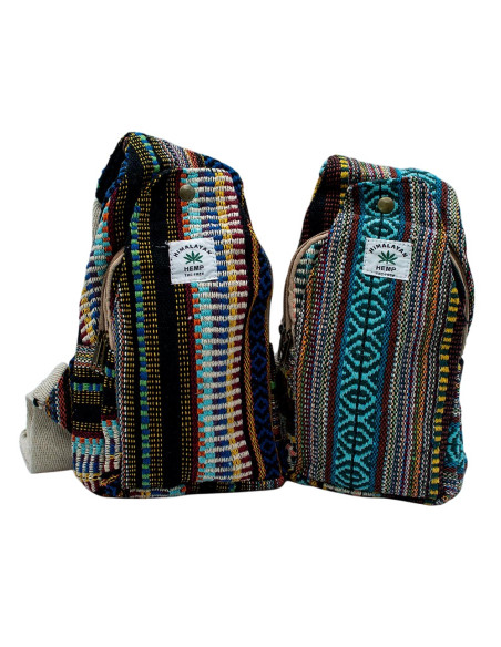 Colorful hemp backpack