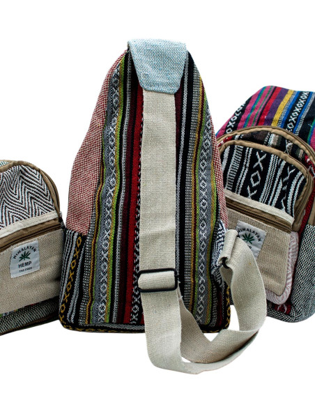 Boho hemp backpack