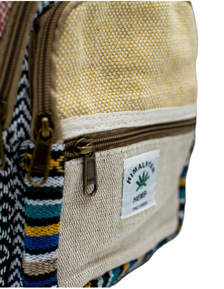 Boho hemp backpack