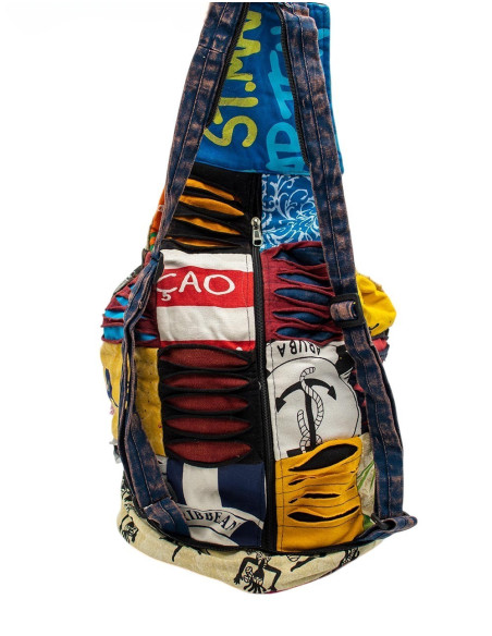 Boho patchwork backpack