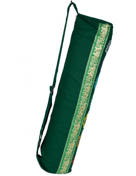 Cotton Yoga Mat Bag with Zipper | Kimago