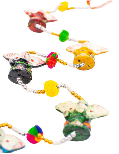 Decorative Pendant of 5 Ganeshas from India | Kimago