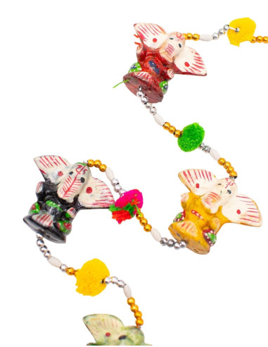 Decorative Pendant of 5 Ganeshas from India |...