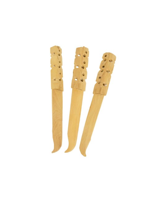 Open hand-carved Ethnic letters