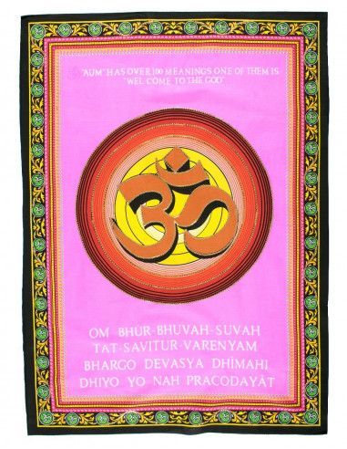 tapiz-hindu-om-meditacion-rosa