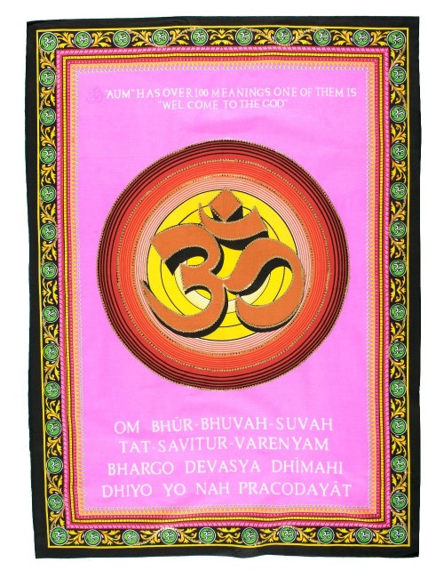 tapiz-hindu-om-meditacion-rosa
